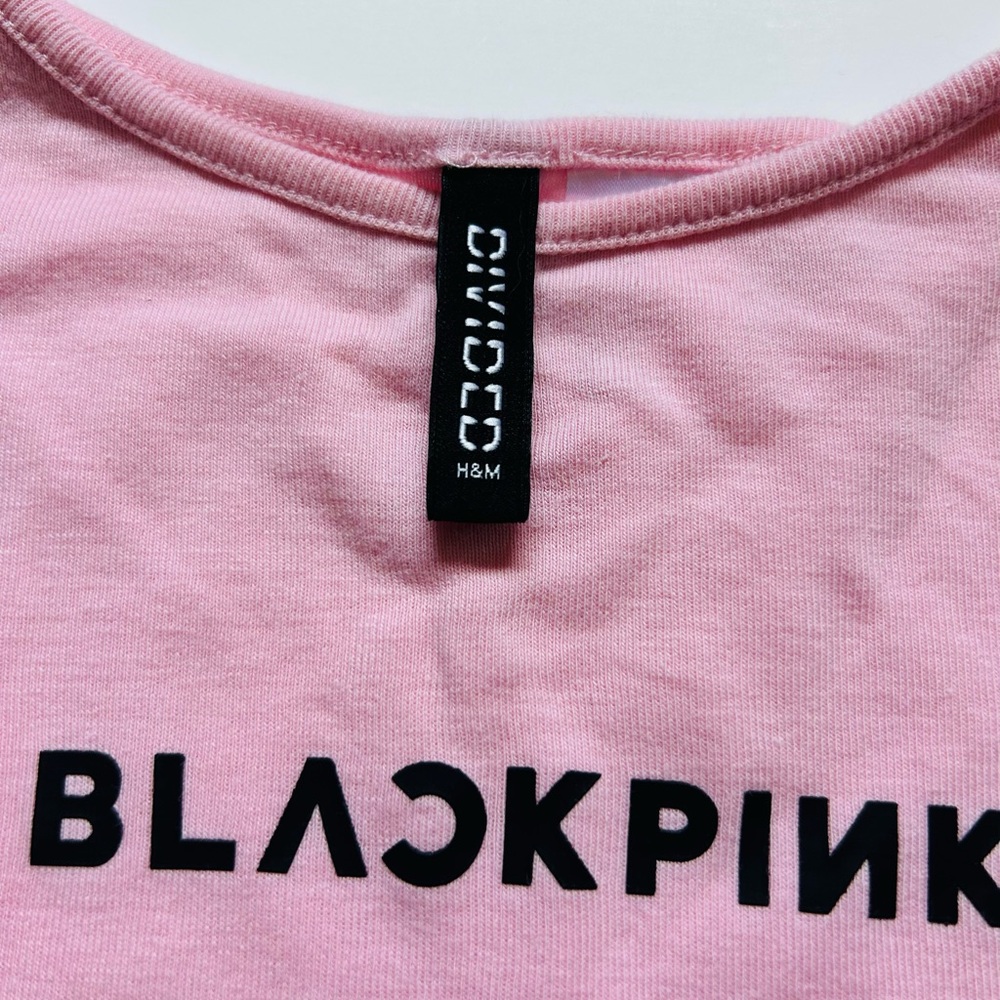 H&M x Blackpink Pink Crop Top Size M - Picture 6 of 7